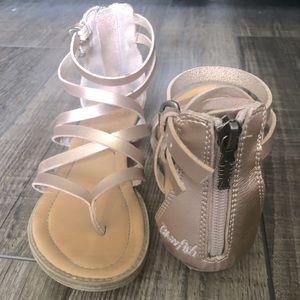 Girls gladiator sandals